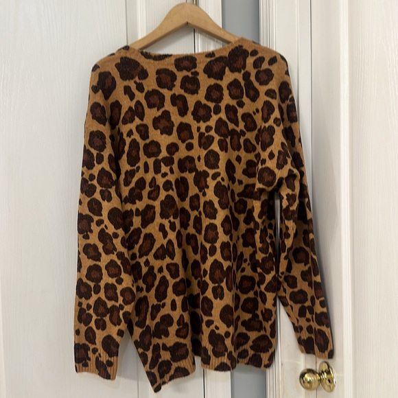 Lane Bryant | Crew Neck Animal Printed Sweater - Picture 9 of 9